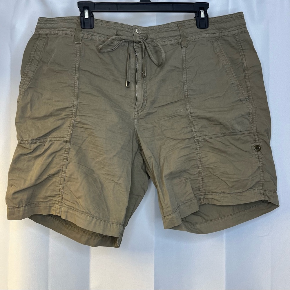 Vtg Lauren Ralph Lauren Cargo Shorts sz 16 Green-8” Inseam LRL olive